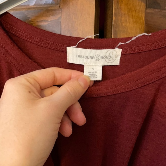 Treasure and Bond Red Dress. Small - Picture 3 of 6